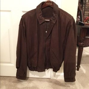 COACH men’s leather jacket.